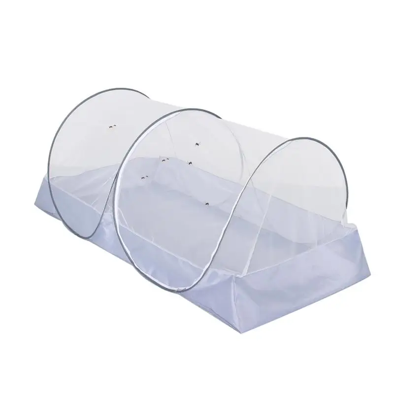 Outdoor foldable anti mosquito net tent Travel Mesh Tent Pop-up Folding mosquito Net Canopy with Side Zipper Camping tent