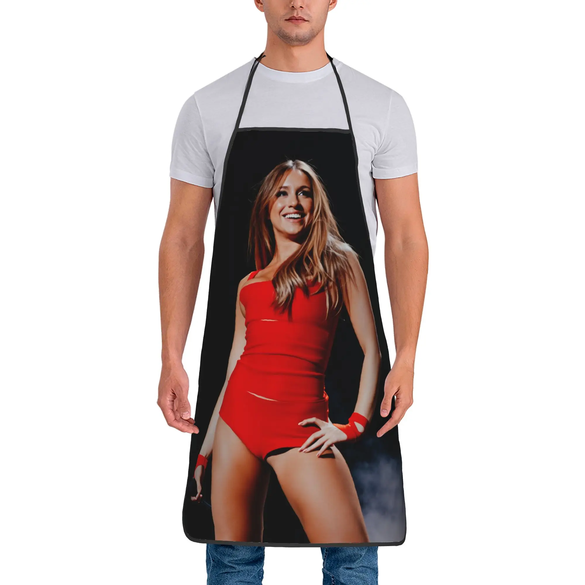 

Tate McRae Miss Possessive Tour 2025 Apron Canadian Singer Manicure Restraunt Kitchen Fashionable Aprons without Pocket