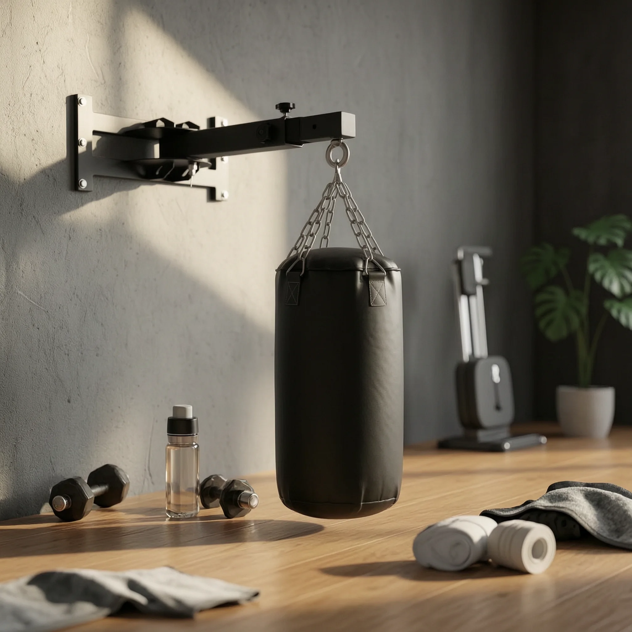support-mural-pour-sac-de-frappe-lourd-materiel-inclus-support-mural-pour-sac-de-boxe-support-pour-sac-de-sable-d'entrainement-equipement-sportif-en-metal-reglable