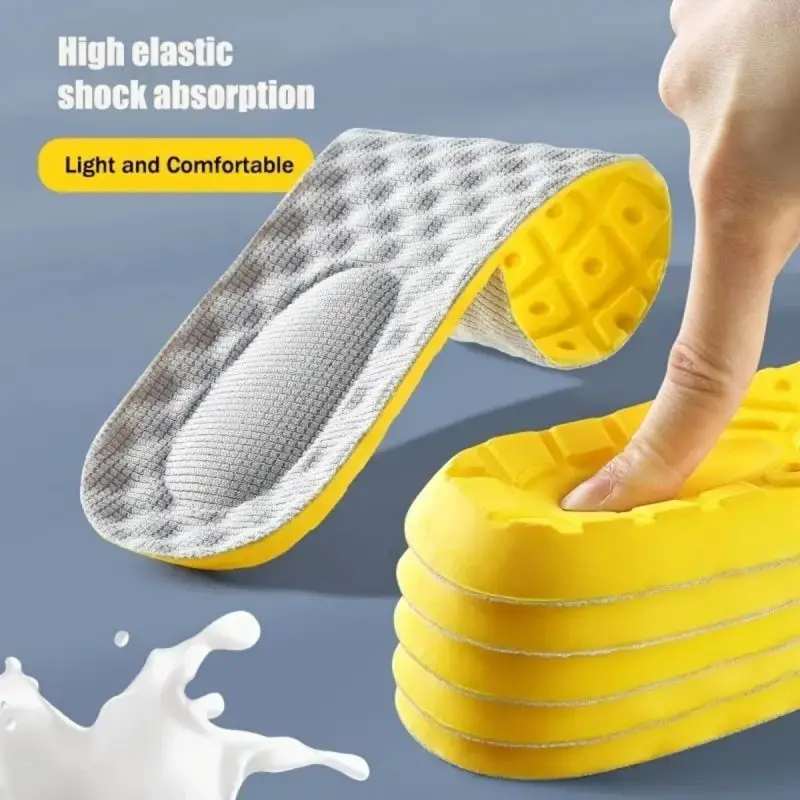 New Sport Insoles for Shoes PU Sole Deodorant Breathable Cushion Running Insoles for Feet Man Women Orthopedic Feet Care Insoles