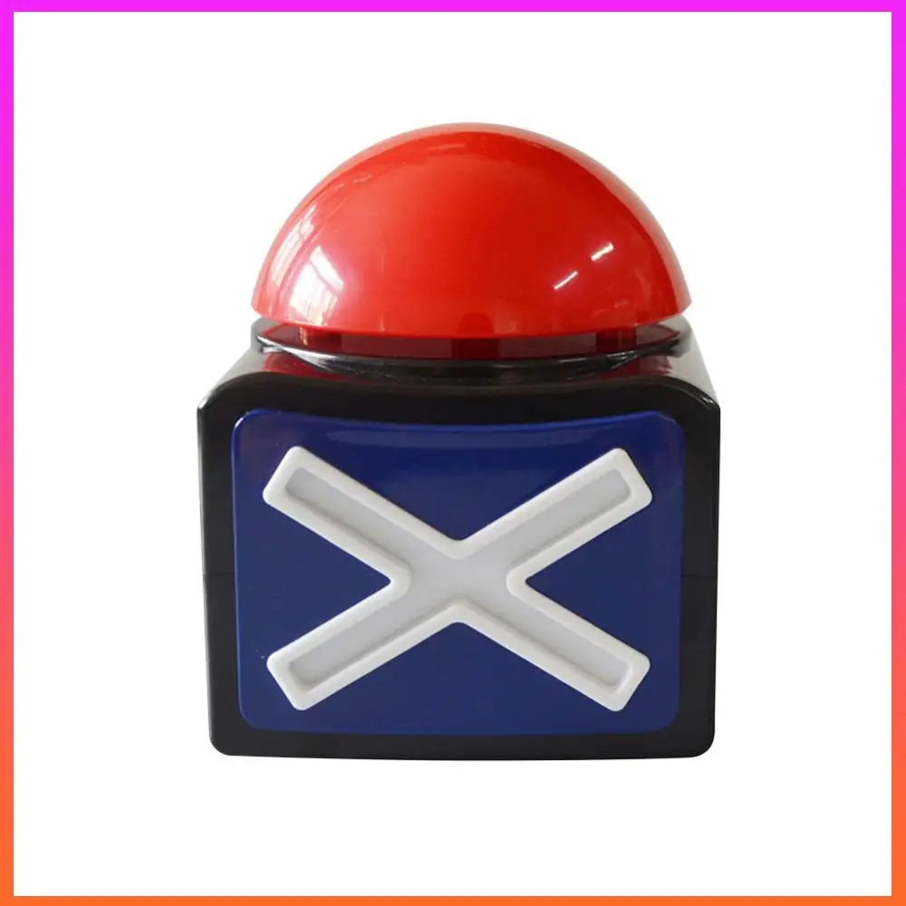 Rode zoemer Alarmknoppenbox met geluid en licht Alarmgeluid Speelknop Trivia Quiz Got Talent Zoemer voor wedstrijdantwoordspel