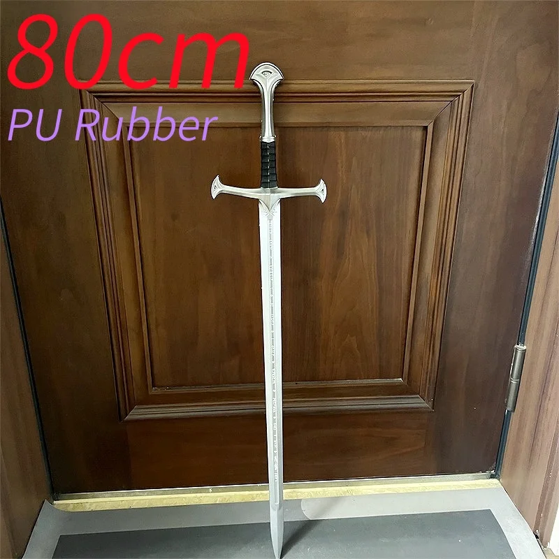 80 سنتيمتر نورسيل السيف في الفيلم السيف المقدس ناسير الشيطان أراغون السيف كوس الدعائم بولي المطاط المطاط هدايا الهالوين