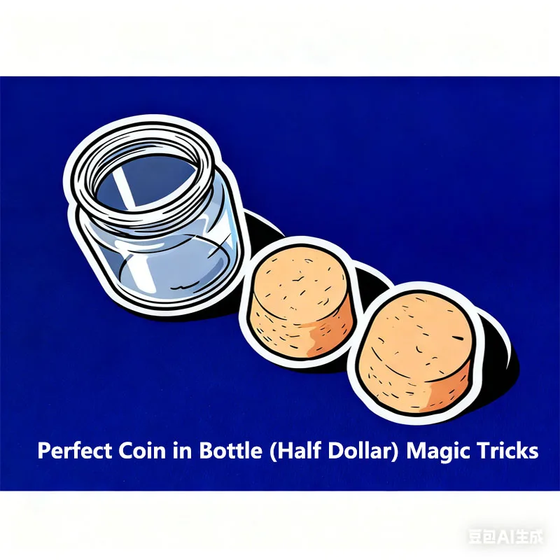 

Идеальная монета в бутылке (полудолла) Волшебные трюки. Превосходная монета в бутылку. Проникновение в стеклянные иллюзии крупным планом.