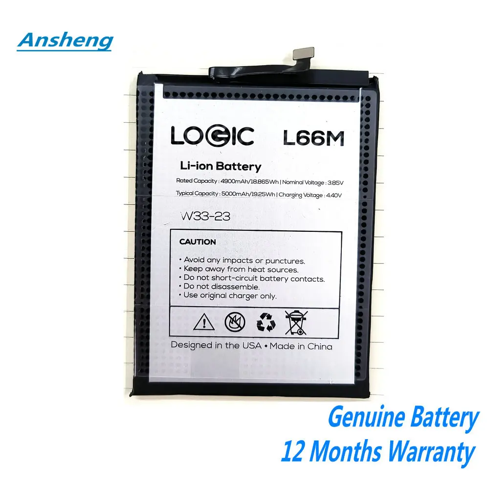 

Original 3.87V 5000mAh W33-23 Battery For LOGIC L66M Mobile Phone