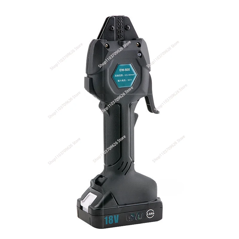 18V Rechargeable Crimping 16KN Electric Crimping Tool, Terminal Pre-insulated Tube Type Bare Terminal Crimping portable Tool