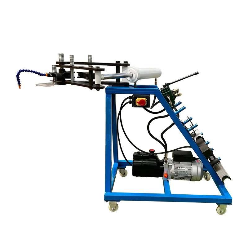 HTB-1000 Electric Hydraulic Metal Pipe Bending Machine The bending machine comes standard with 3 sets of molds and simple bottom