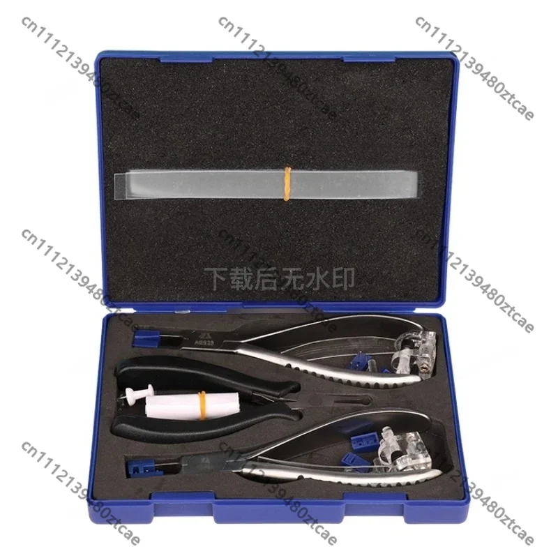 Multi-function Eyewear Maintenance Tools Rimless Glasses Frame Trimming & Positioning Adjustment Device Set
