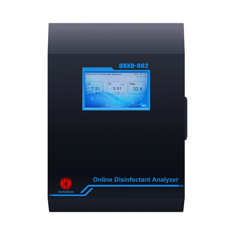 DRXD-002 Online Disinfectant Analyzer for Residual Chlorine/ClO2/O3/pH/Temp Water Treatment