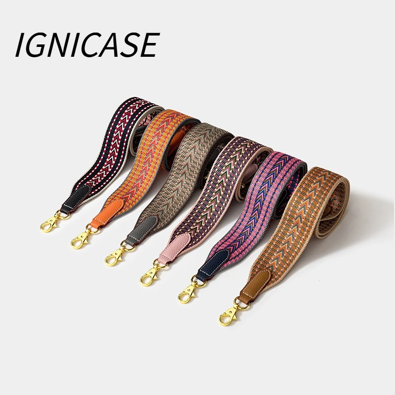 

Нейлоновый модный плетеный ремень-стропа, широкий плечевой ремень, универсальный портативный регулируемый ремень для сумки через плечо, аксессуары для сумок