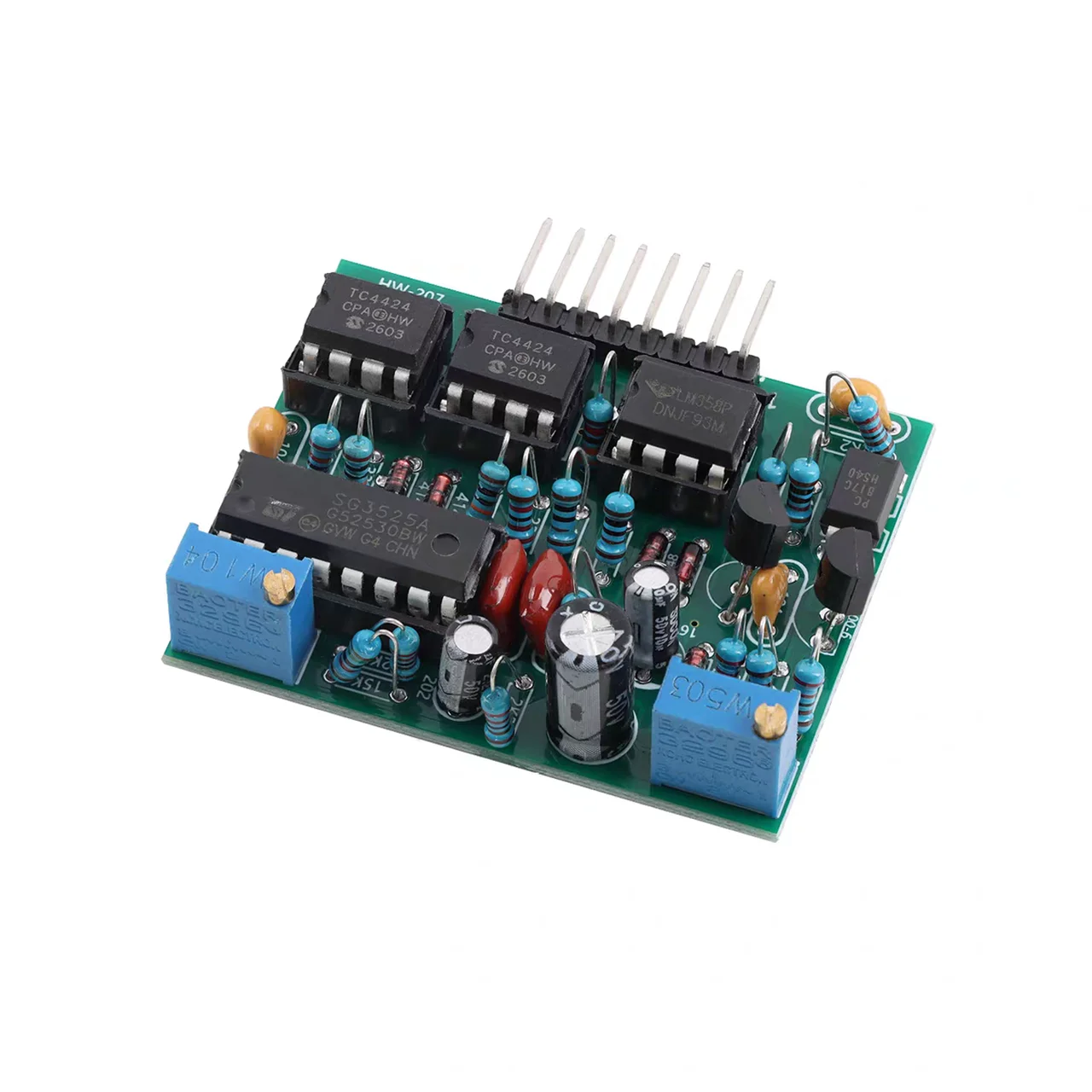 SG3525A Beautiful Waveform TC4424 Inverter Driver Board Module Adjustable Dual LM358 Overcurrent Short Circuit