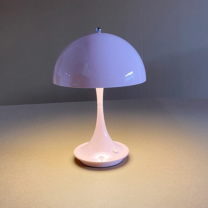 Lampe Tactile Sans Fil à 3 Niveaux pour Chambre à Coucher, Moderne, Rechargeable