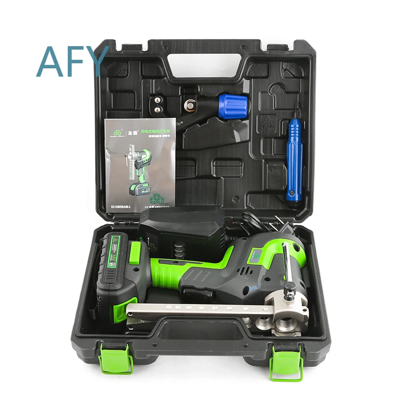 Electric Tube Flaring Tool Set for ST-E809AM-L Metric English Systems Handheld Flare Expander Kit Professional HVAC Plumbing