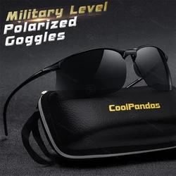 CoolPandas Ultralight Sports Sunglasses Men TR90 Polarized Driving Shades Male Coating Sun Glasses Outdoor Goggles Gafas De Sol