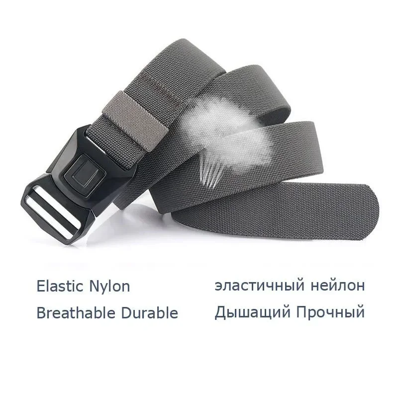 New Nylon Tactical Belt for Men Rust-proof Metal Buckle Quick Release Jeans Belt 1200D Canvas Outdoor Casual Belt Waistband
