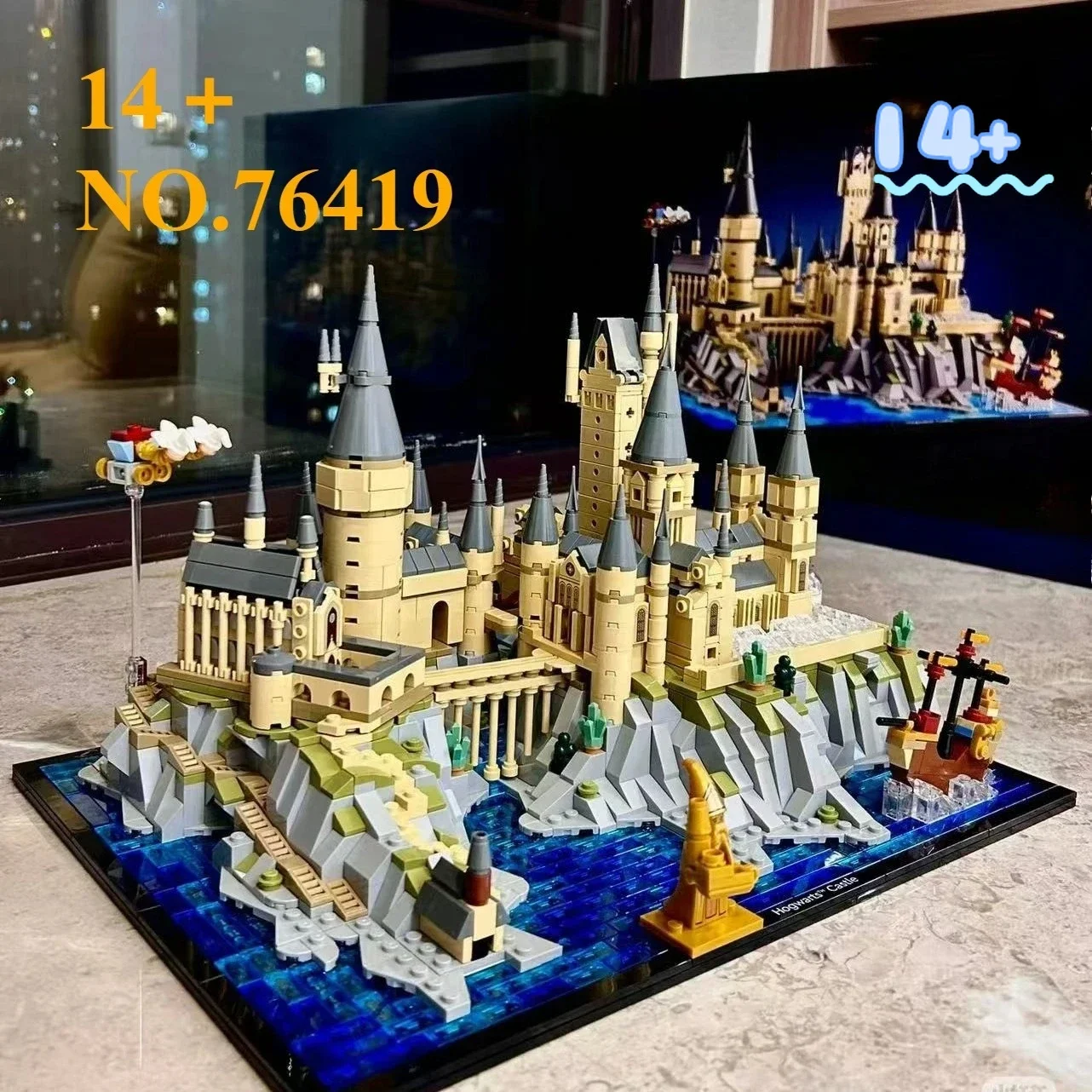 

Конструктор Disney 76419: Замок Хогвартс и внутренний двор, модель Гарри Поттер, декор для дома и подарок