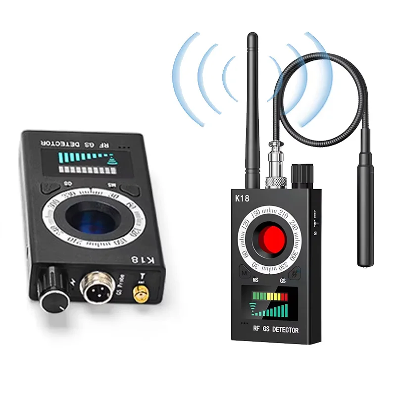 

Детектор устройства против прослушивания K18, анти-камера обнаружения, анти-GPS-локатор отеля, средства безопасности для комнаты