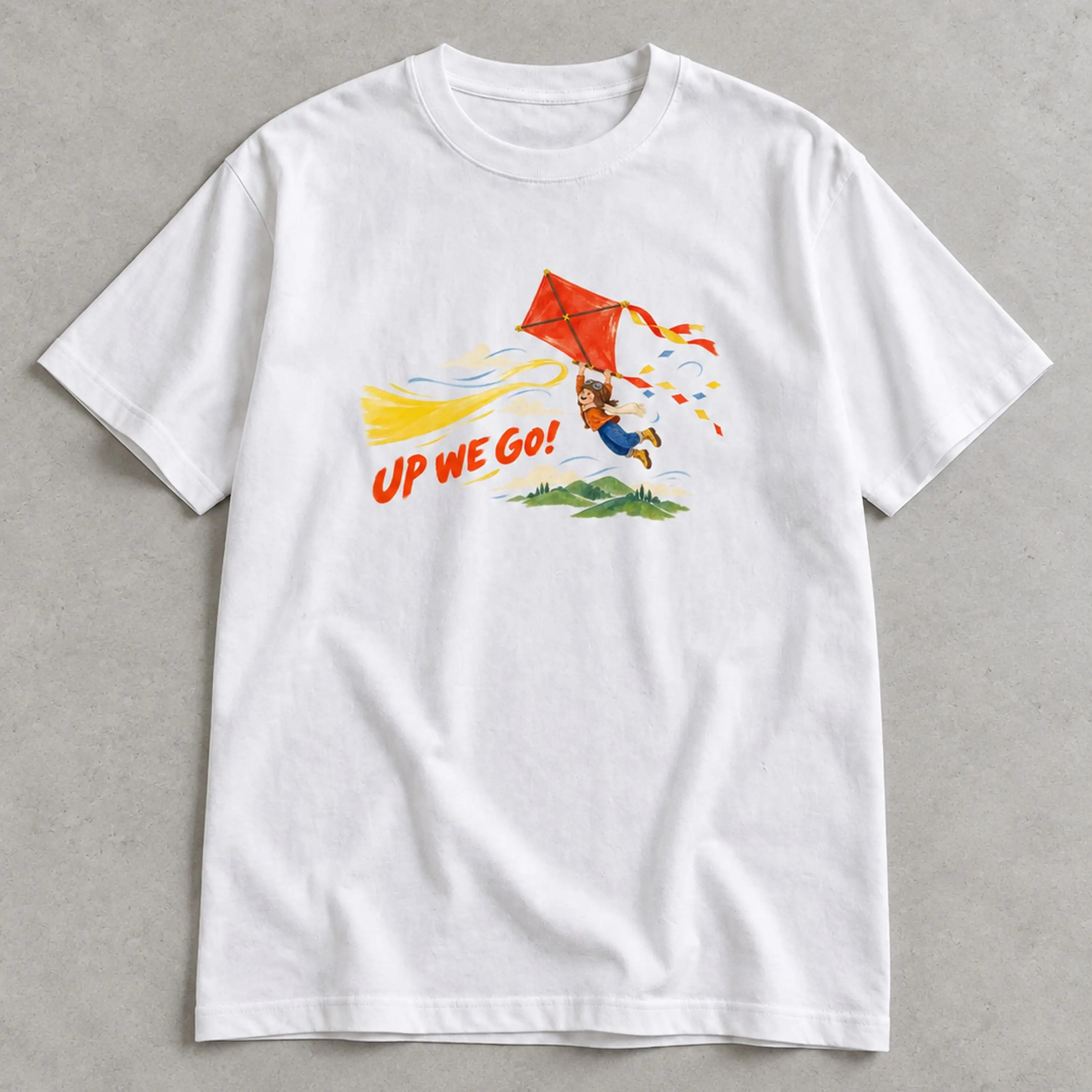 Kite Rider Watercolor T-Shirt