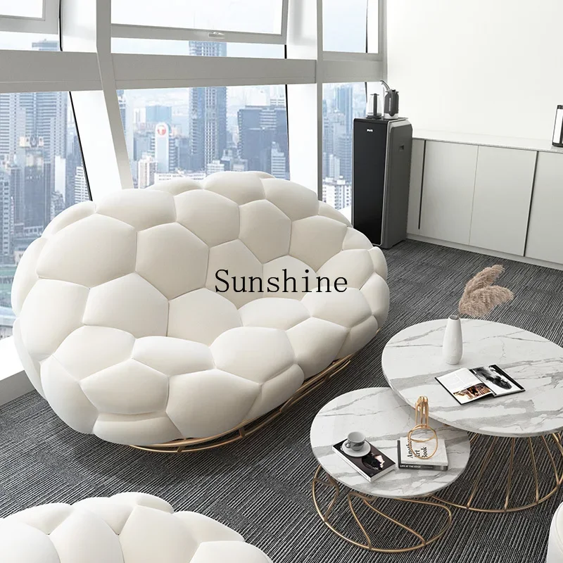 

Beauty salon reception sofa simple modern studio meeting guests nail art clothing store small sofa