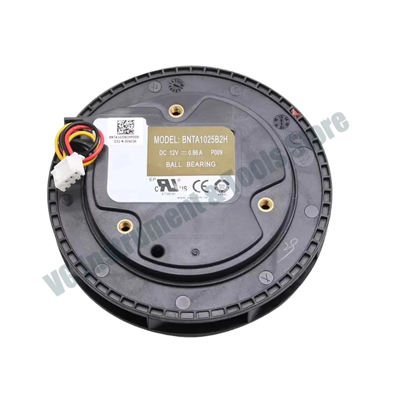 Original  For BNTA1025B2H 100x25mm DC 12V 0.66A Dual Ball Bearing Blower Fan 4500RPM 1.8W Centrifugal Air Purifier Cooling Fan
