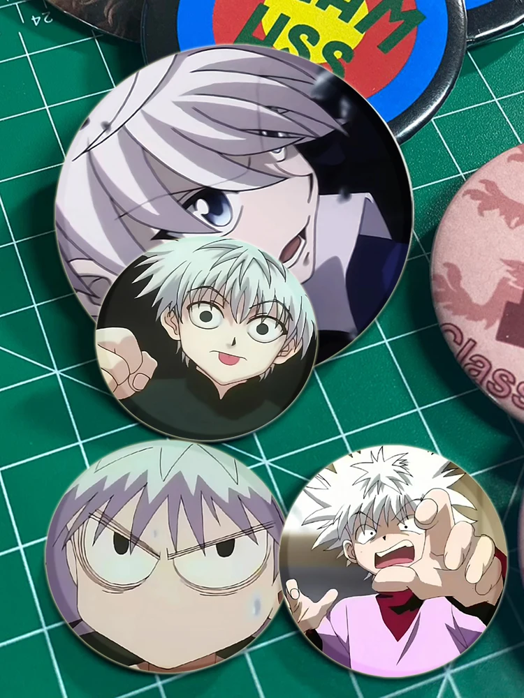 32/44/58MM Anime Hunter X Hunter Snap-in Button Pins Cartoon Figuren Jay Freese Broche badge op Rugzak Kleding Geschenken