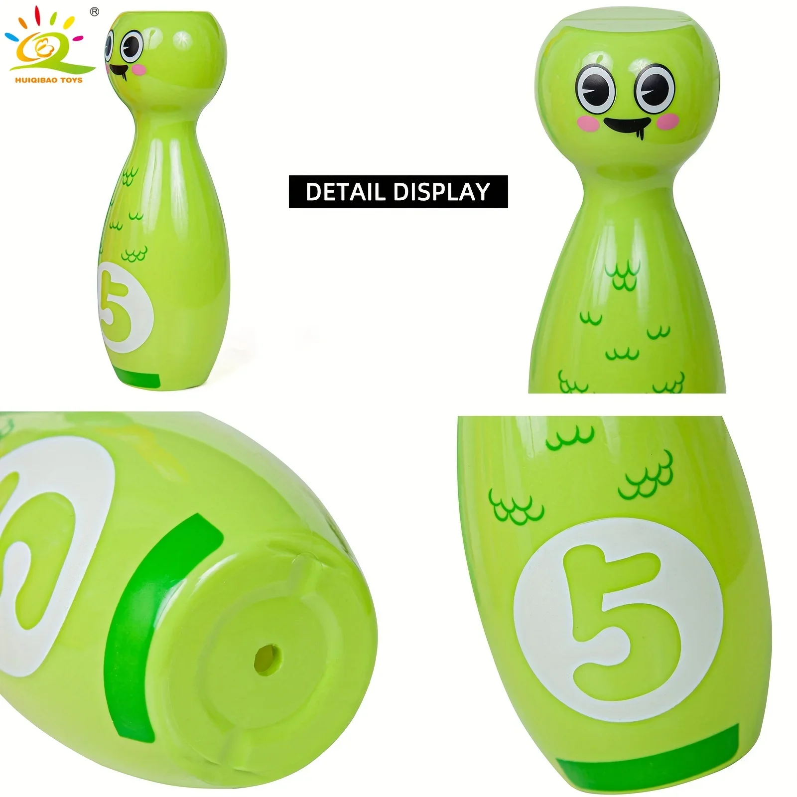 Baby Cartoon Dier Bowling Set Onderwijs Peuters Nummer Leren Buitensport Interacties Spelletjes Speelgoed Voor Kinderen Kinderen Cadeau