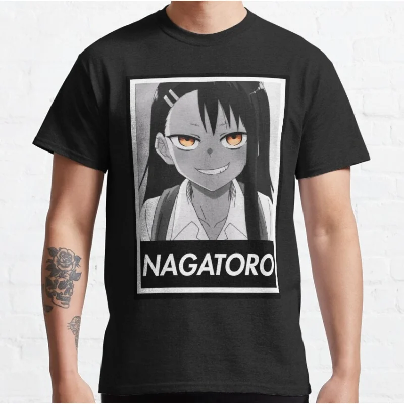 0503 Dont Toy With Me Nagatoro Hayase Gift for Anime lover 100% cotton Y2K clothes O -Neck Short Sleeve Graphic T-Shirt S-6XL