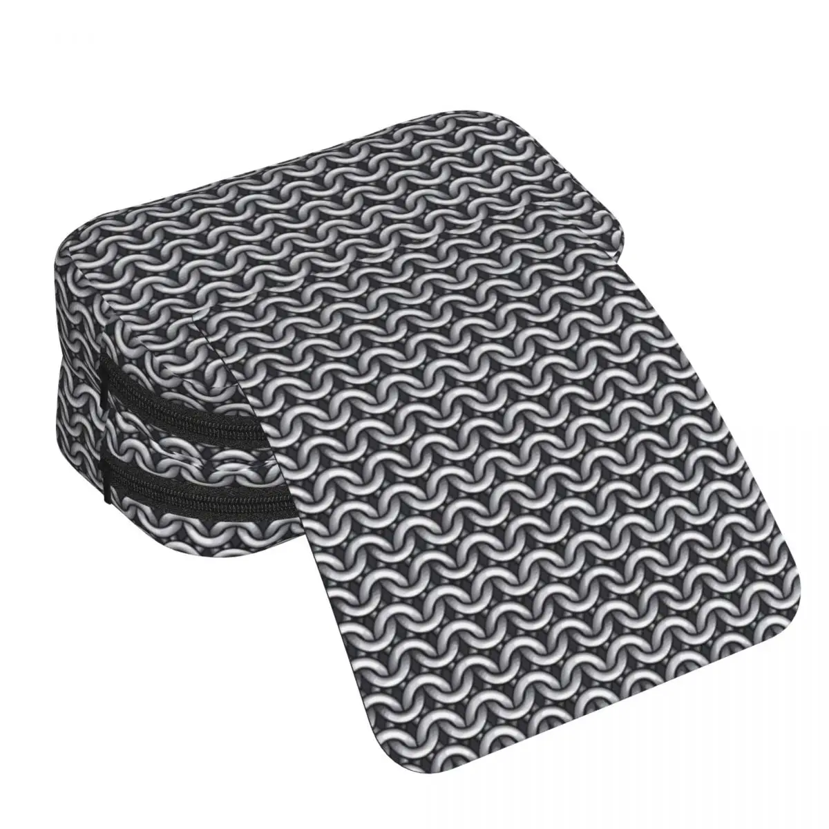 Metal Chainmail Medieval Armor Pencil Case for Boy Girl School Pen Box Pencil Bag Stationery Supplies Pen Holder Bag - view 2