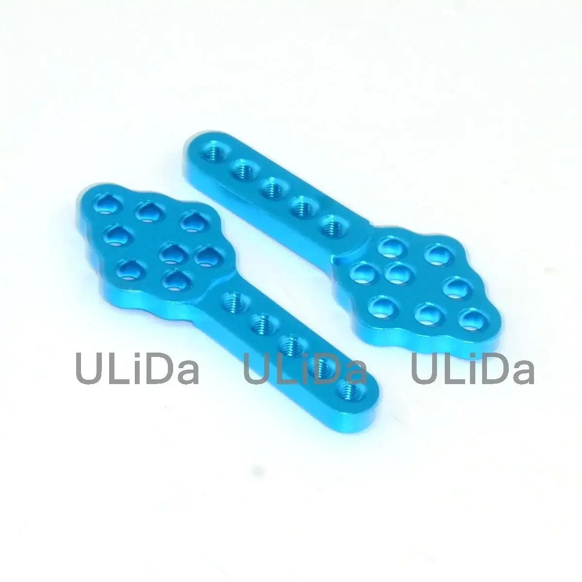 2x Holes Adjustable Shock Absorber Seat Mounting Plate Bracket Angle Height Base Stand for RC Car Tamiya Axial Scx10