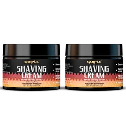Men Shaving Cream Natural Formula Smooth Moisture Shave Cream Gentle Non-irritating Beard Shave Foam Product for Types of Beards