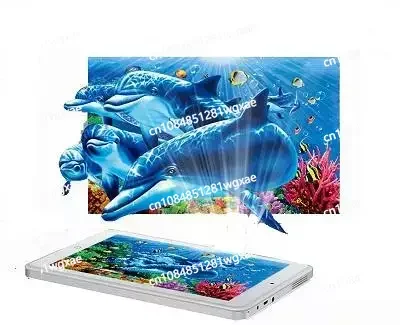 2-in-1 Android Tablet with Projector, 8-inch Touch Screen Tablet, WiFi Children's Learning Tablet