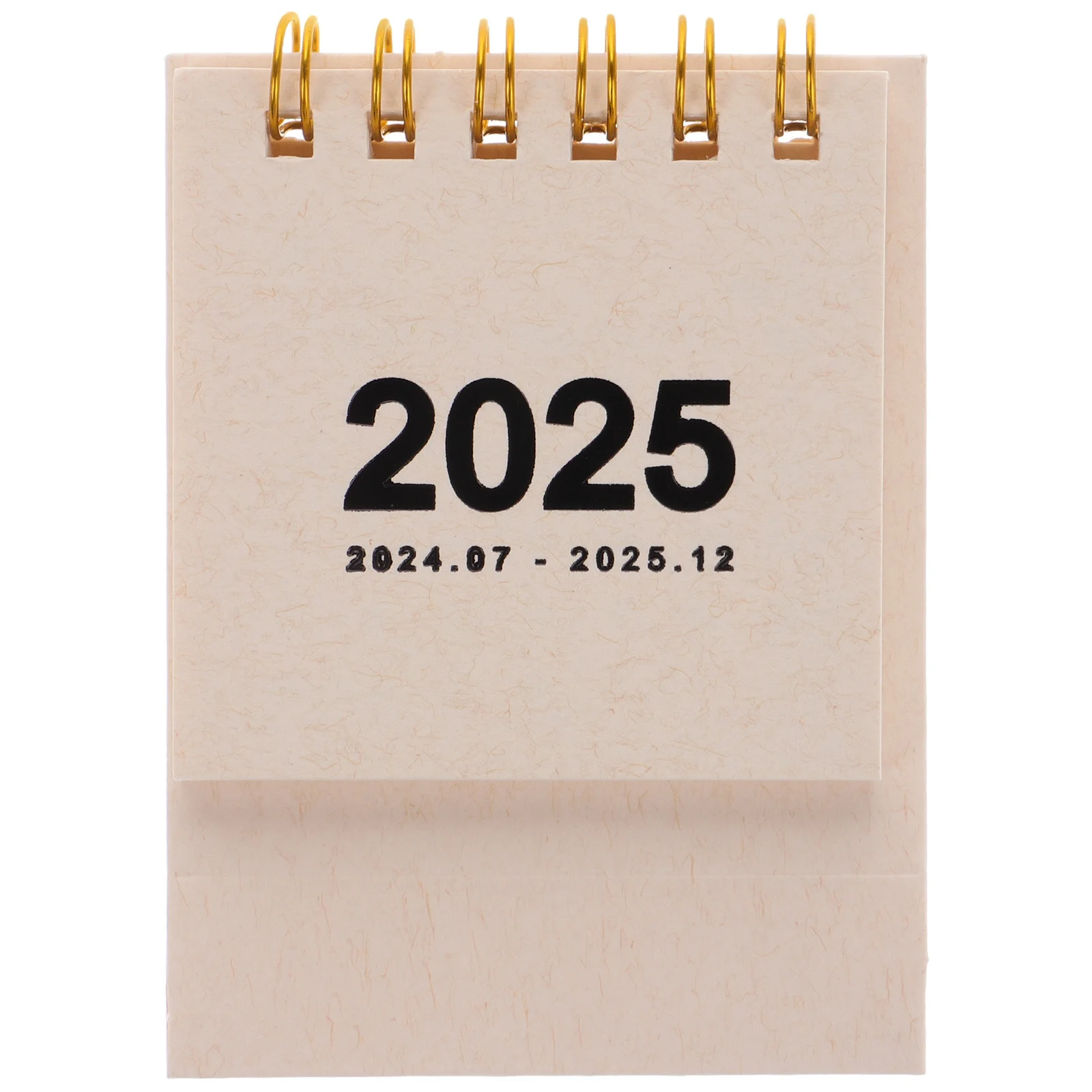 Mini 2024-2025 Scrivania in piedi Compatta Flip Calendario da tavolo Scrittura liscia Materiale carta Elegante scrivania da ufficio Decor Estetica