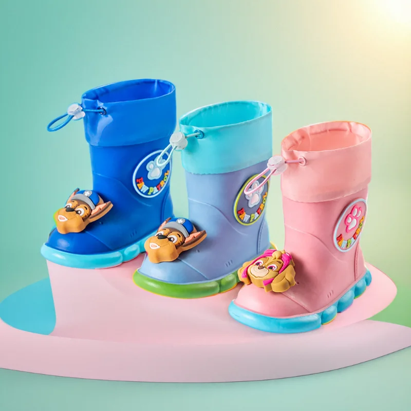 PAW PATROL Girls Boys Baby Kids Rain Boots Non-Slip Cute Comfy Outdoor Lightweight