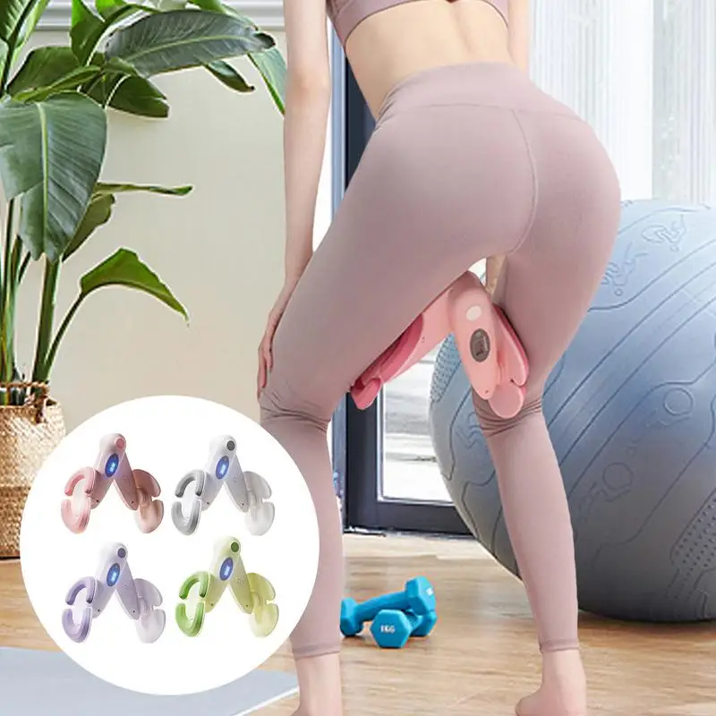 Thigh Masters Hip Trainer Leg Workout Exercise Equipment With Counter Digital Skinny Legs Clip Thigh Exerciser Hip And Pelvic