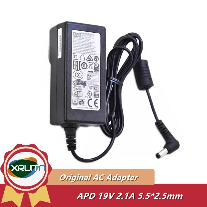 

Genuine Asian Power Devices APD WA-40E19R 19V 2.1A 40W AC Adapter Charger For GIGABYTE BRIX GB-BACE-3000 Power Supply US Plug