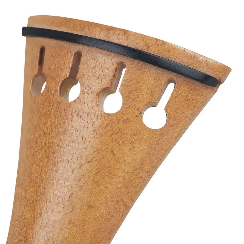 Professional Violin Tailpiece And Tail Cord Set Jujube Wood For 4 4 Size String Instruments Maintenance Repair Part