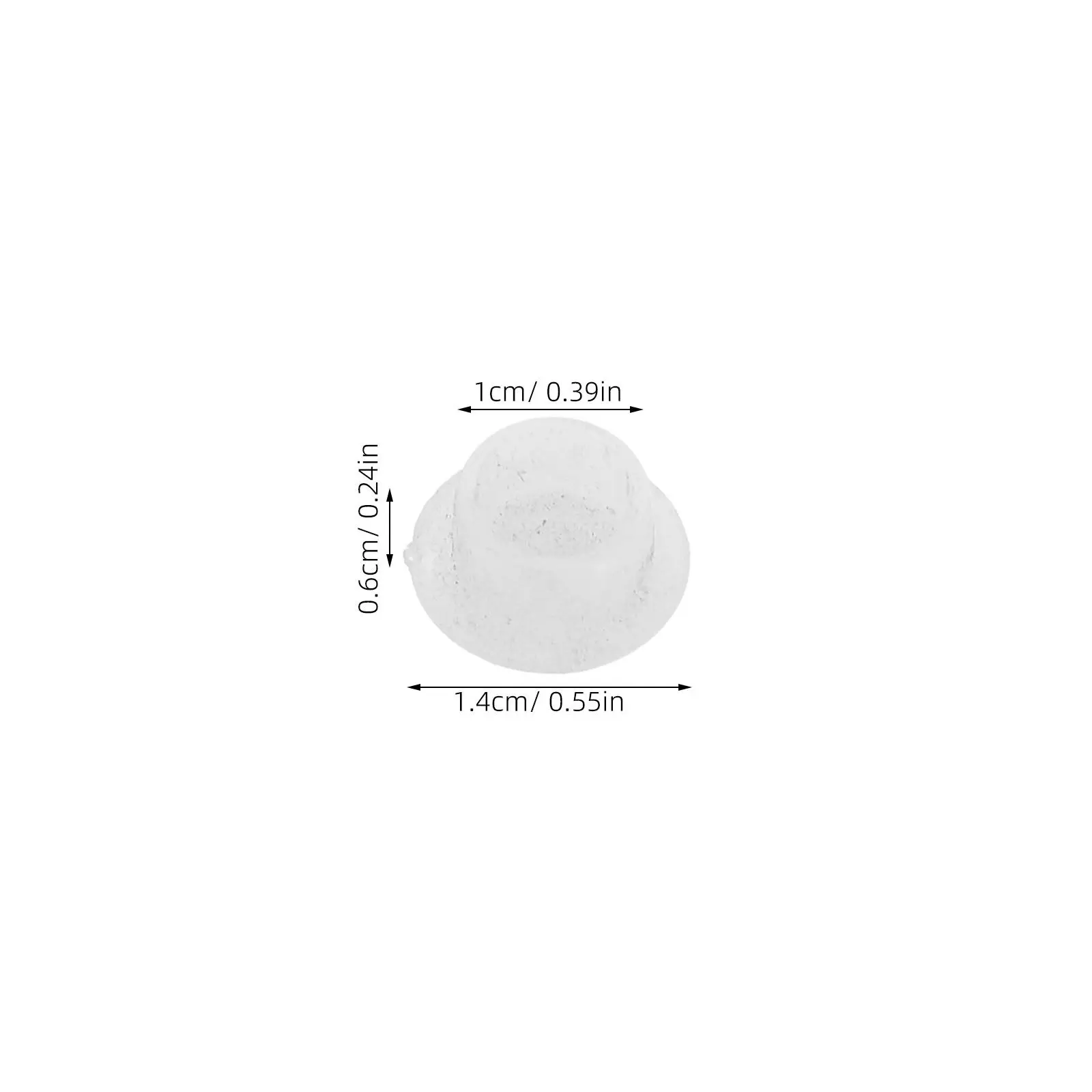 50Pcs Nylon Plastic Hole Plugs Round Screw Hole Covers Caps for Cabinet Furniture Panel Door Protection White 10Mm view 4