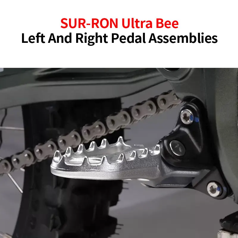 For SURRON Ultra Bee Left And Right Pedal Assemblies Original Accessories SUR-RON Parts