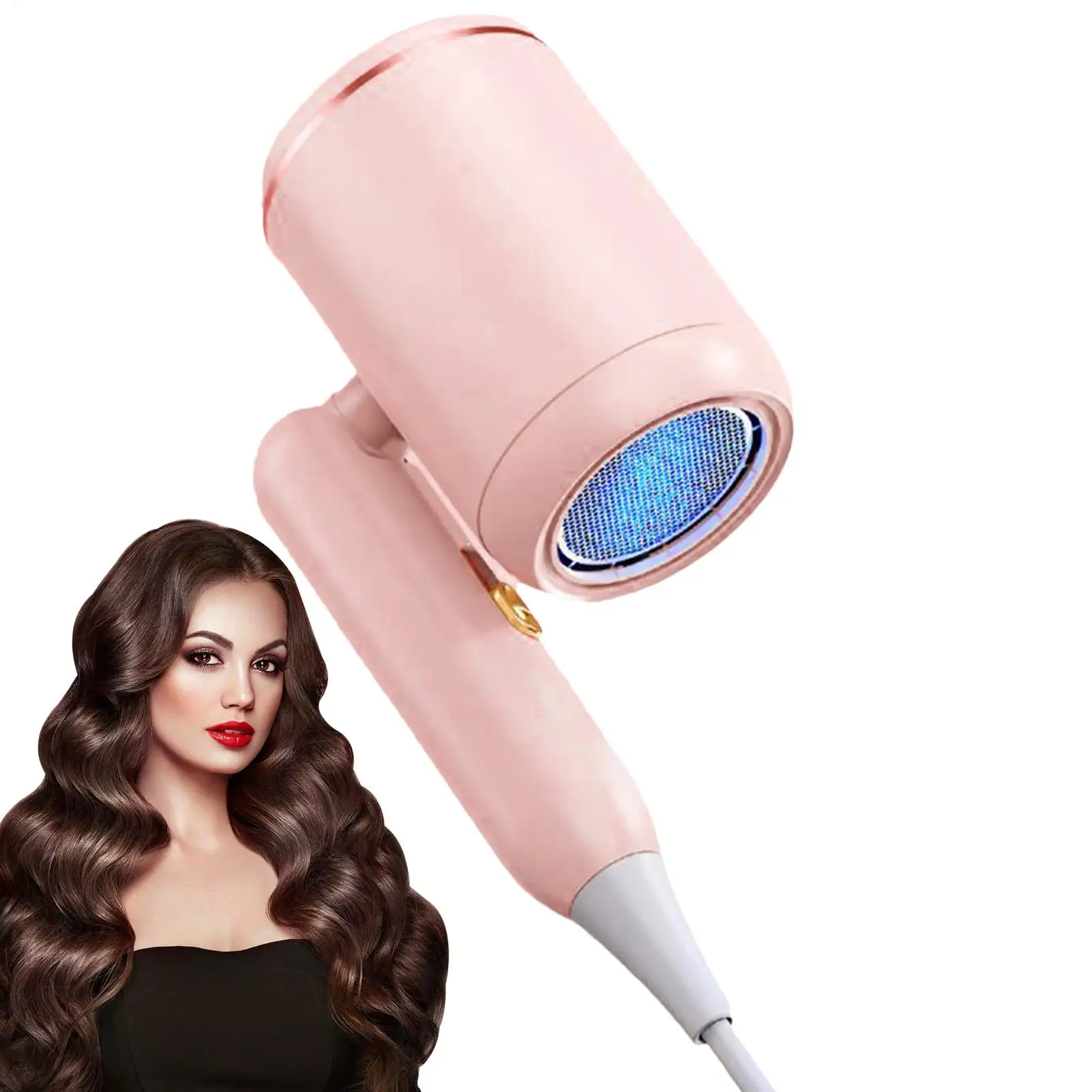 

Фен для волос для женщин, высокоскоростной фен для укладки, фен-щетка для укладки волос для женщин и мужчин, для дома, путешествий, салона, отпуска, отеля, квартиры