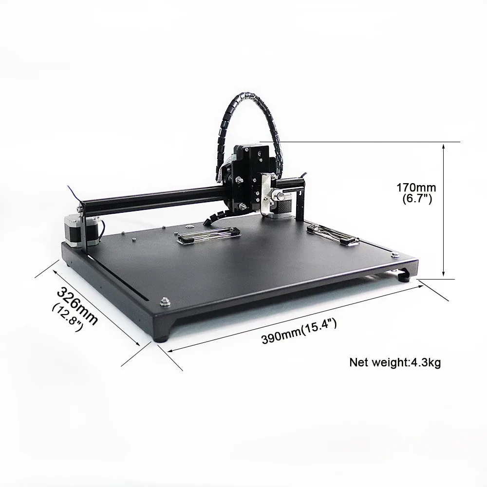 Newly upgraded intelligent writing robot machine automatically draws, writes tables, notes,  letters, greeting cards