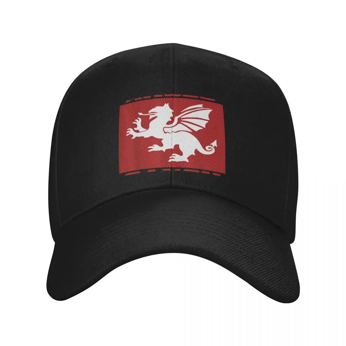 

Anglo-Saxon White Dragon Baseball Cap funny hat custom caps Men's Caps Women's