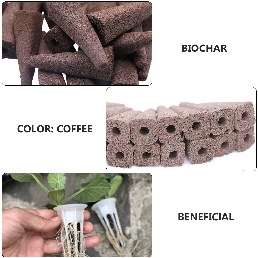 

50pcs Seedling Nursery Blocks for Plant Cultivation with Pellets Expandable Bio-charcoal Gardening Supplies