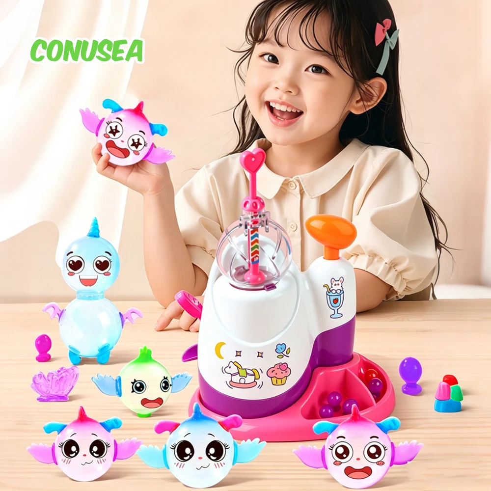

Kids' Diy Craft Kits Games for Children Bubble Inflatable Toy Set Handmade Balloon Inflator Machine Anti-Stress Toys Boys Girls