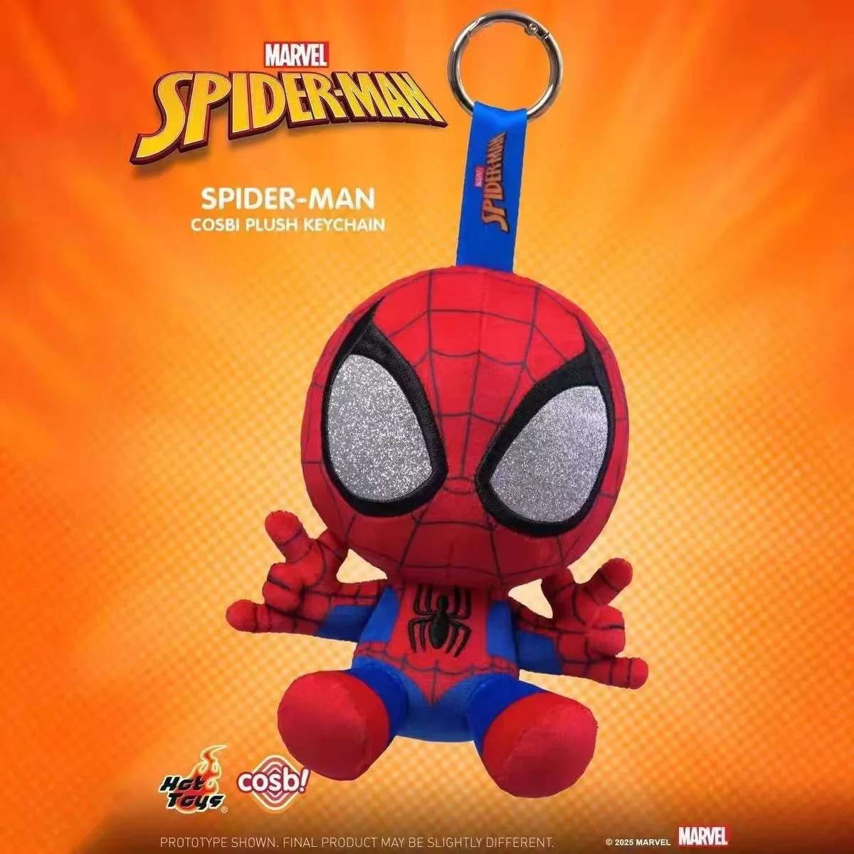 HotToys Marvel Spider-Man قلادة Avengers من القطيفة على ظهره قلادة قطيفة ساحرة لبطل الفيلم هدية للأطفال