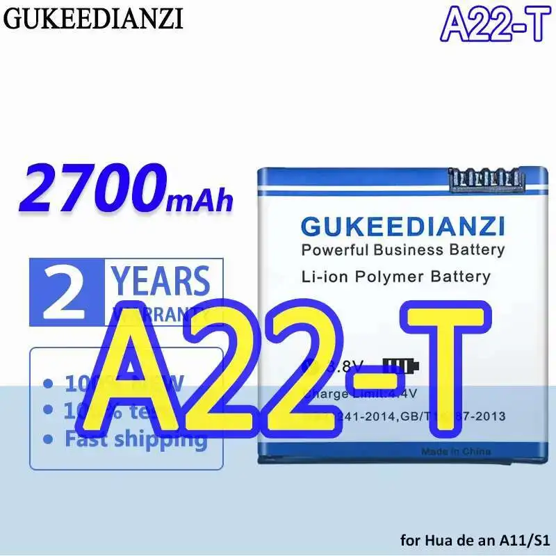 

For Hua DE AN A11 S1 Law Enforcement Recorder A18-Lphone Body Camera Battery Long-Lasting 2700Mah Reliable Replacement A22-T