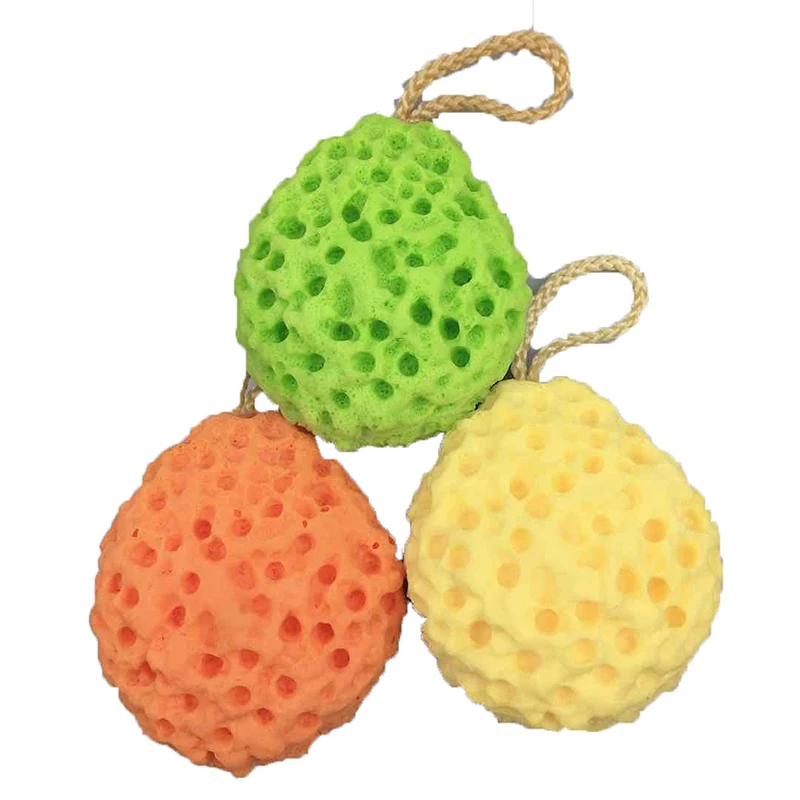 Honeycomb Soft Mesh Bath Sponge Balls Nylon Cleaning Brush Shower Puff Body Cleaner  Scrubbers Bath Ball Bathroom Supplies