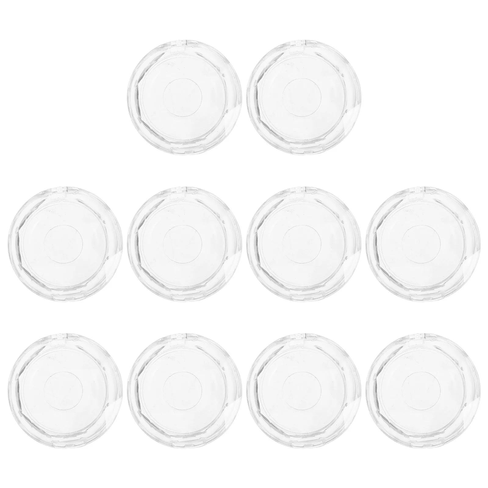 

10Pcs Eyelash Storage Box Round Plastic Organizer Case for False Lashes Travel Women Eye Lash Container