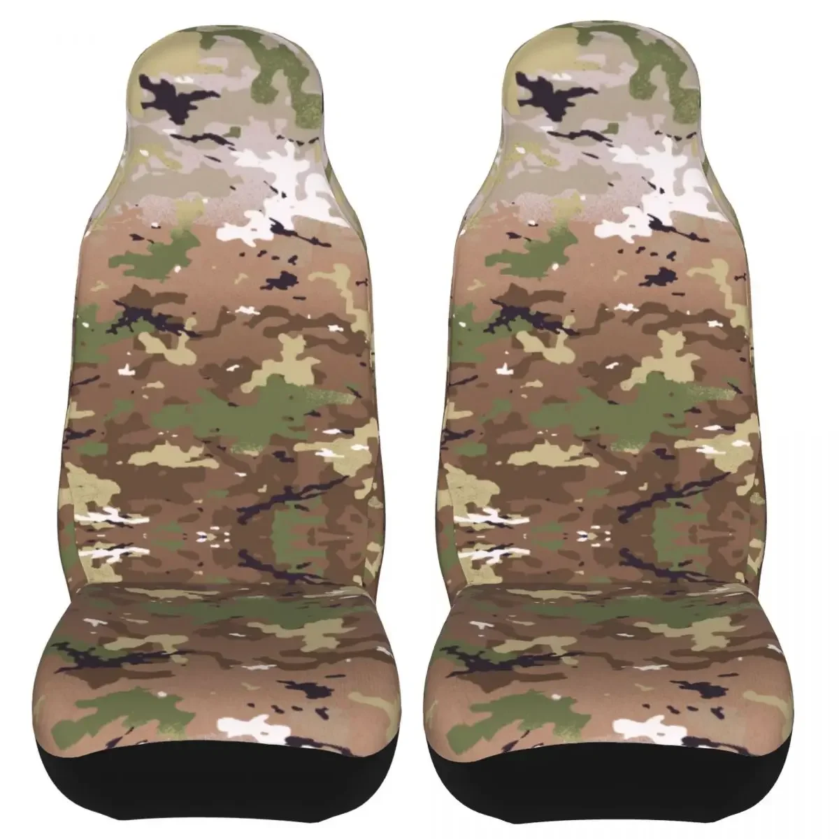 OCP Army Camouflage Universal Car Seat Cover Protector Interior Accessories All Kinds Models Camo Car Seat Mat Fabric Hunting