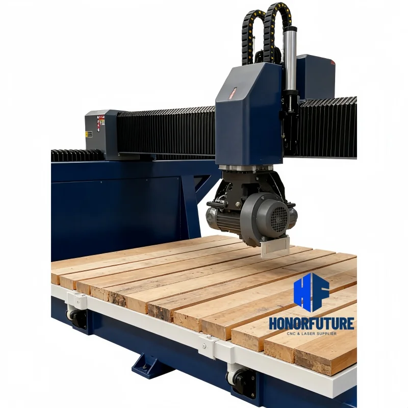 

Discount Price 3220 Stone Working Machinery 5 Axis CNC Bridge Saw 3200*2000mm Quartz Marble Cutting Machine for Granite for Sale