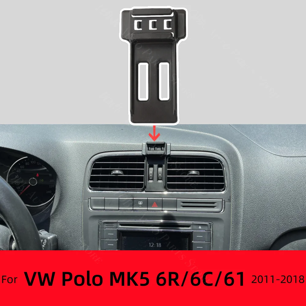 

Для Volkswagen VW Polo MK5 6R 6C 61 2011-2018 2013, автомобильный держатель для телефона, специальный фиксированный кронштейн, основание для беспроводной зарядки, автомобильные аксессуары