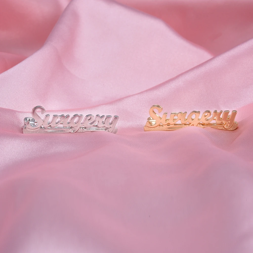 Hanreshe Medical Surgeon Letter Word Brooch Pins Creative Lapel Backpack Medicine Badge Gift Jewelry for Doctor Nurse